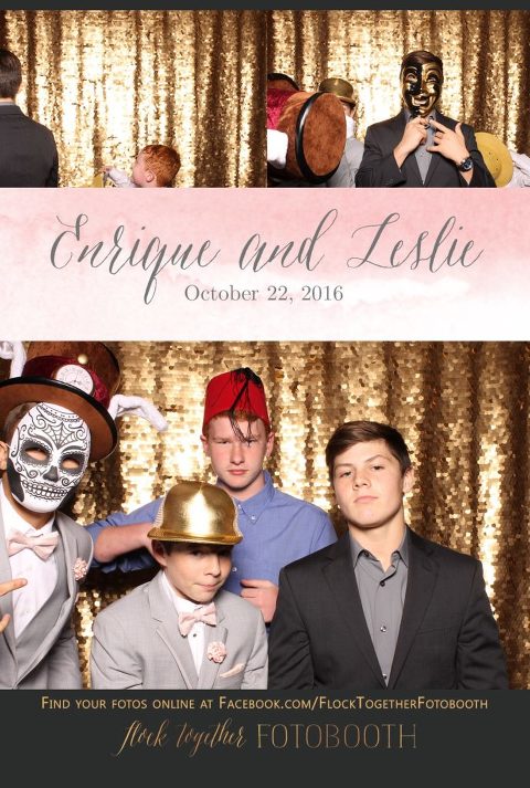 gold sequin Dallas photo booth at Tower Club Dallas