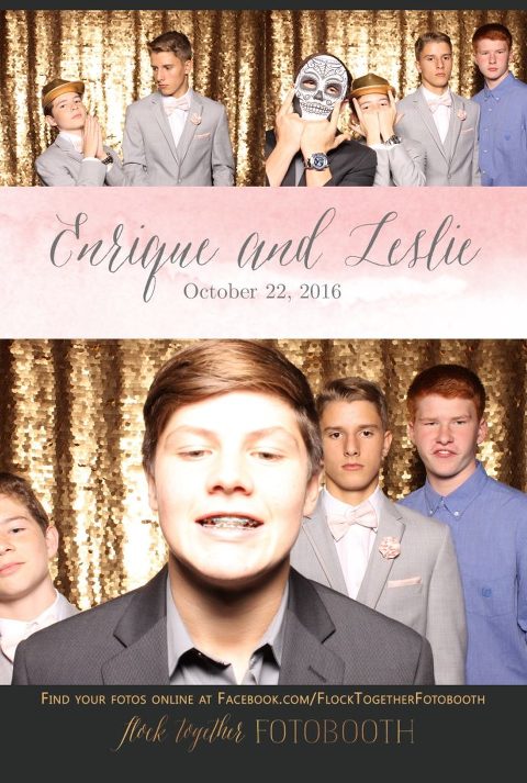 gold sequin Dallas photo booth at Tower Club Dallas