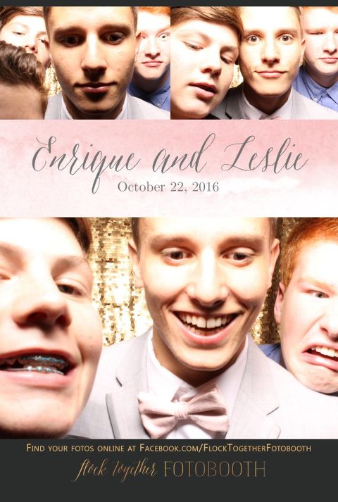 gold sequin Dallas photo booth at Tower Club Dallas