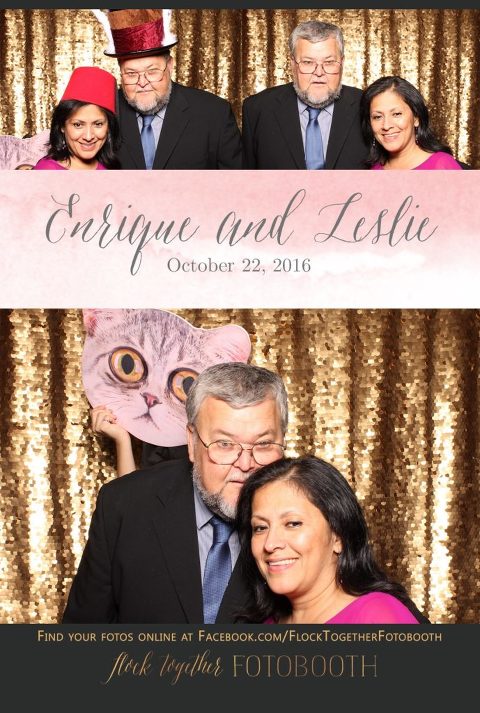 gold sequin Dallas photo booth at Tower Club Dallas