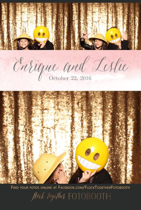 gold sequin Dallas photo booth at Tower Club Dallas