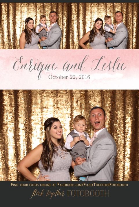 gold sequin Dallas photo booth at Tower Club Dallas