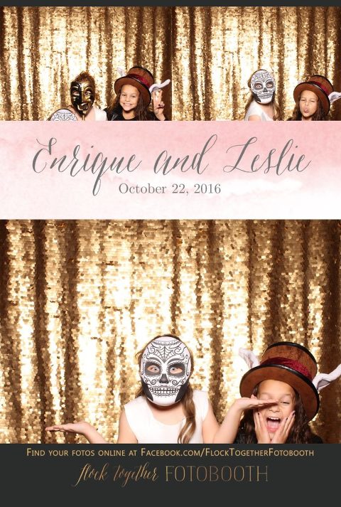 gold sequin Dallas photo booth at Tower Club Dallas