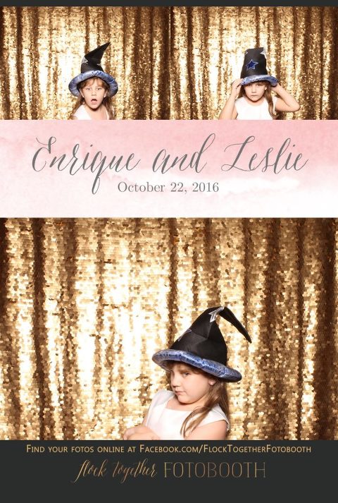 gold sequin Dallas photo booth at Tower Club Dallas