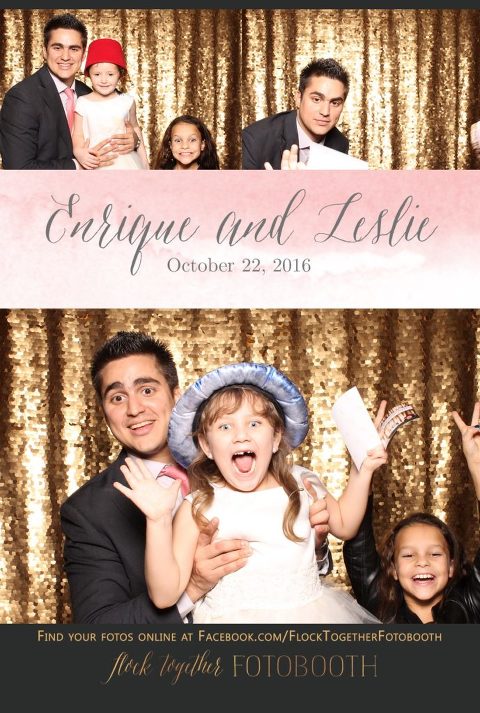 gold sequin Dallas photo booth at Tower Club Dallas