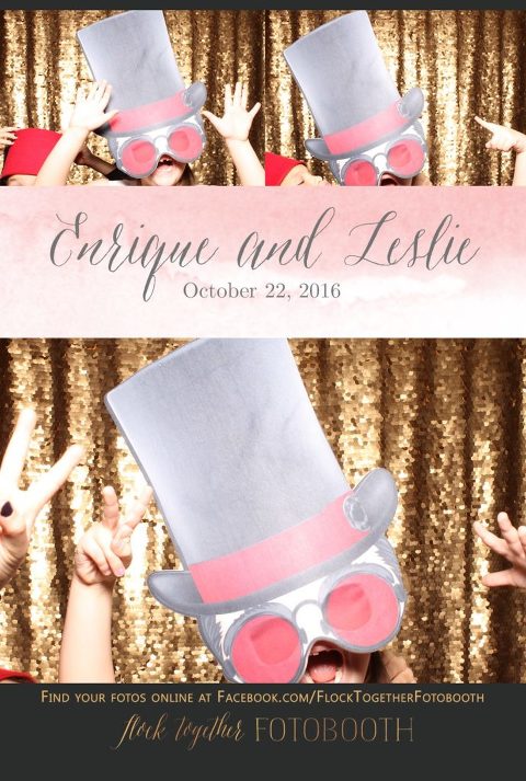 gold sequin Dallas photo booth at Tower Club Dallas