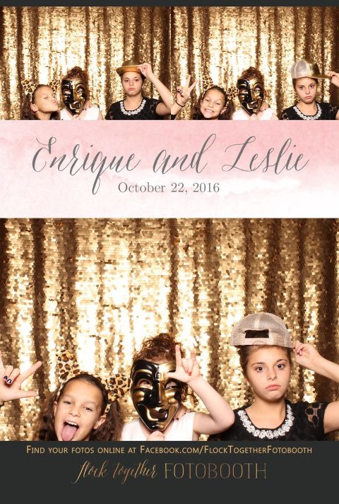 gold sequin Dallas photo booth at Tower Club Dallas