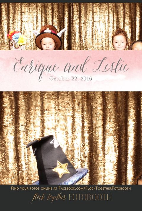 gold sequin Dallas photo booth at Tower Club Dallas