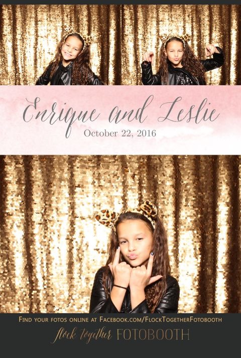 gold sequin Dallas photo booth at Tower Club Dallas