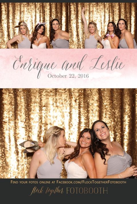 gold sequin Dallas photo booth at Tower Club Dallas