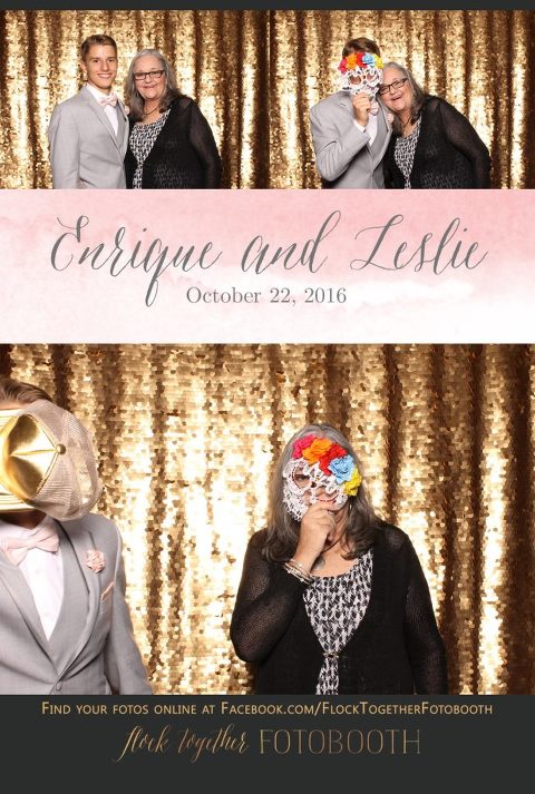 gold sequin Dallas photo booth at Tower Club Dallas