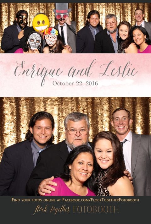 gold sequin Dallas photo booth at Tower Club Dallas