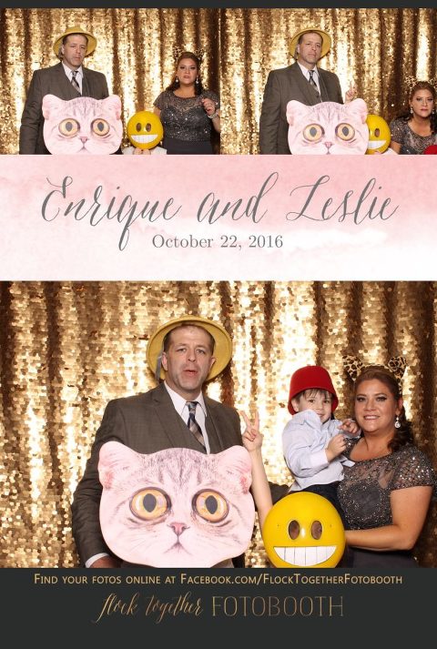 gold sequin Dallas photo booth at Tower Club Dallas