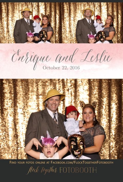 gold sequin Dallas photo booth at Tower Club Dallas