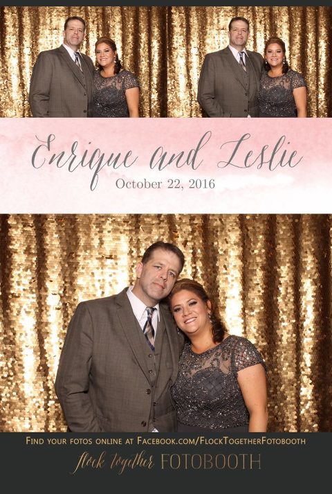 gold sequin Dallas photo booth at Tower Club Dallas