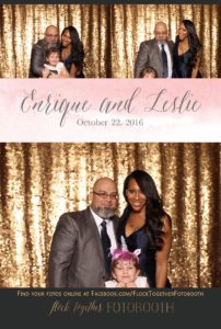 gold sequin Dallas photo booth at Tower Club Dallas