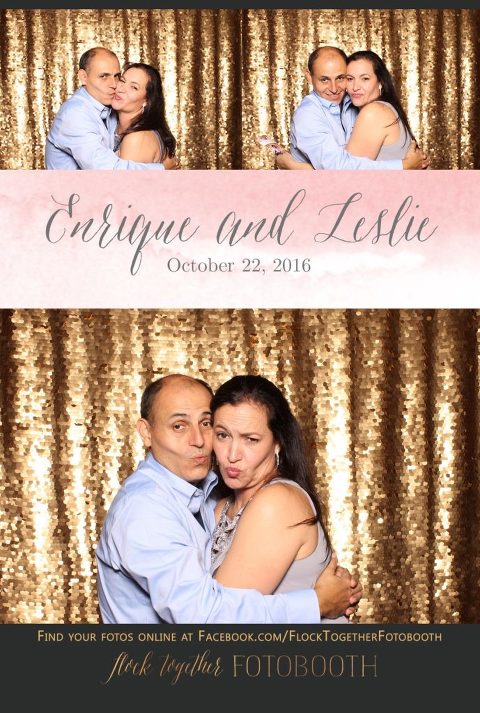 gold sequin Dallas photo booth at Tower Club Dallas